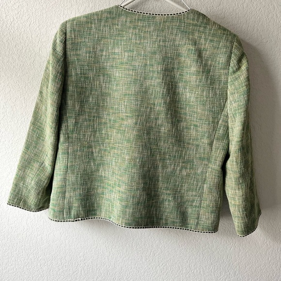 Oscar De La Renta Green Lady Jacket - Picture 3 of 9